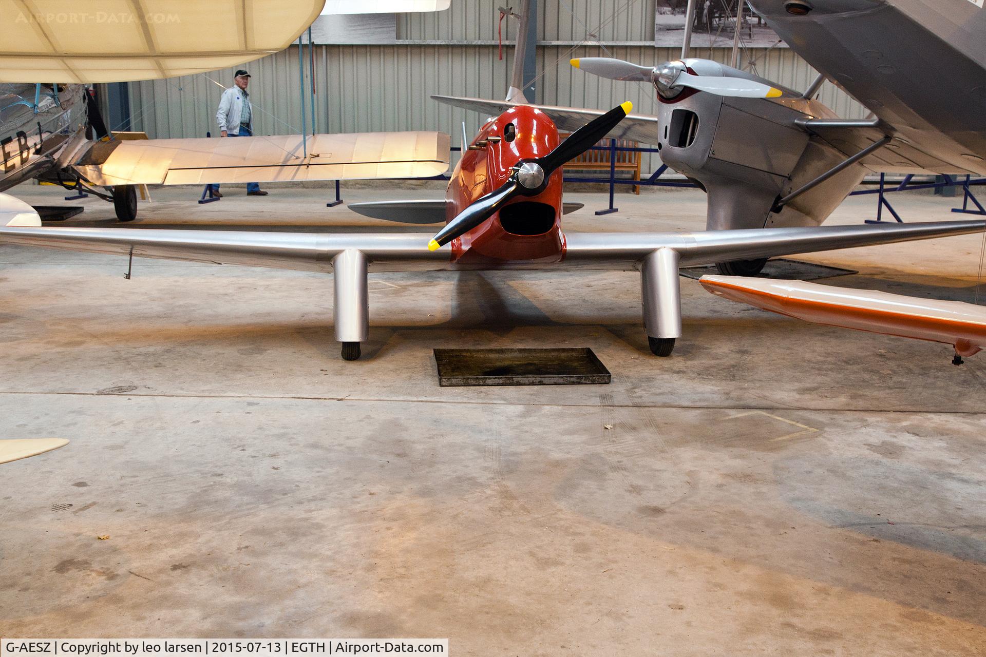 G-AESZ, 1937 Chilton DW1 C/N DW1/1, Shuttleworth Collection 13.7.2015