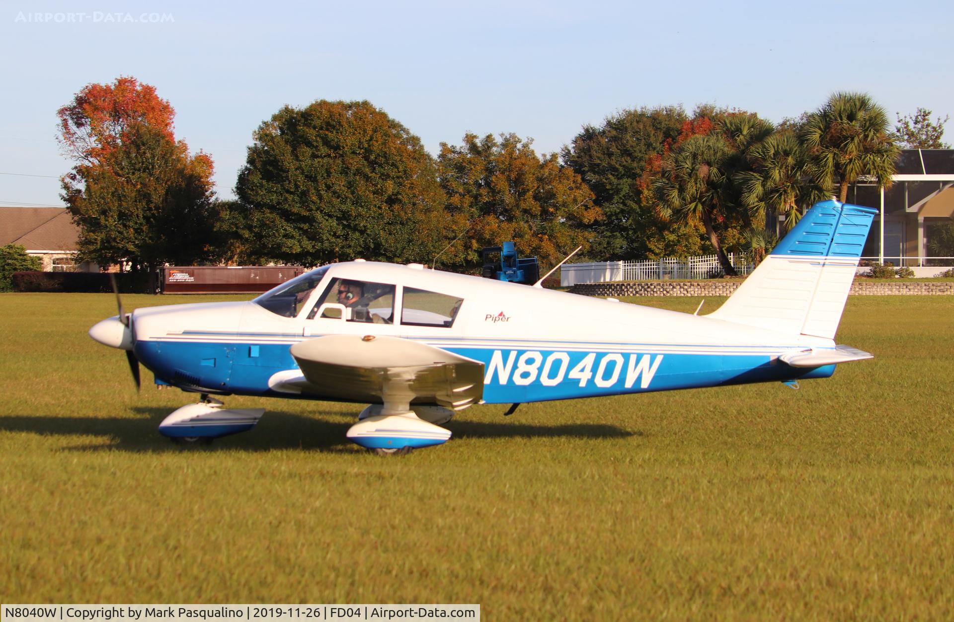 N8040W, 1965 Piper PA-28-180 C/N 28-2108, Piper PA-28-180