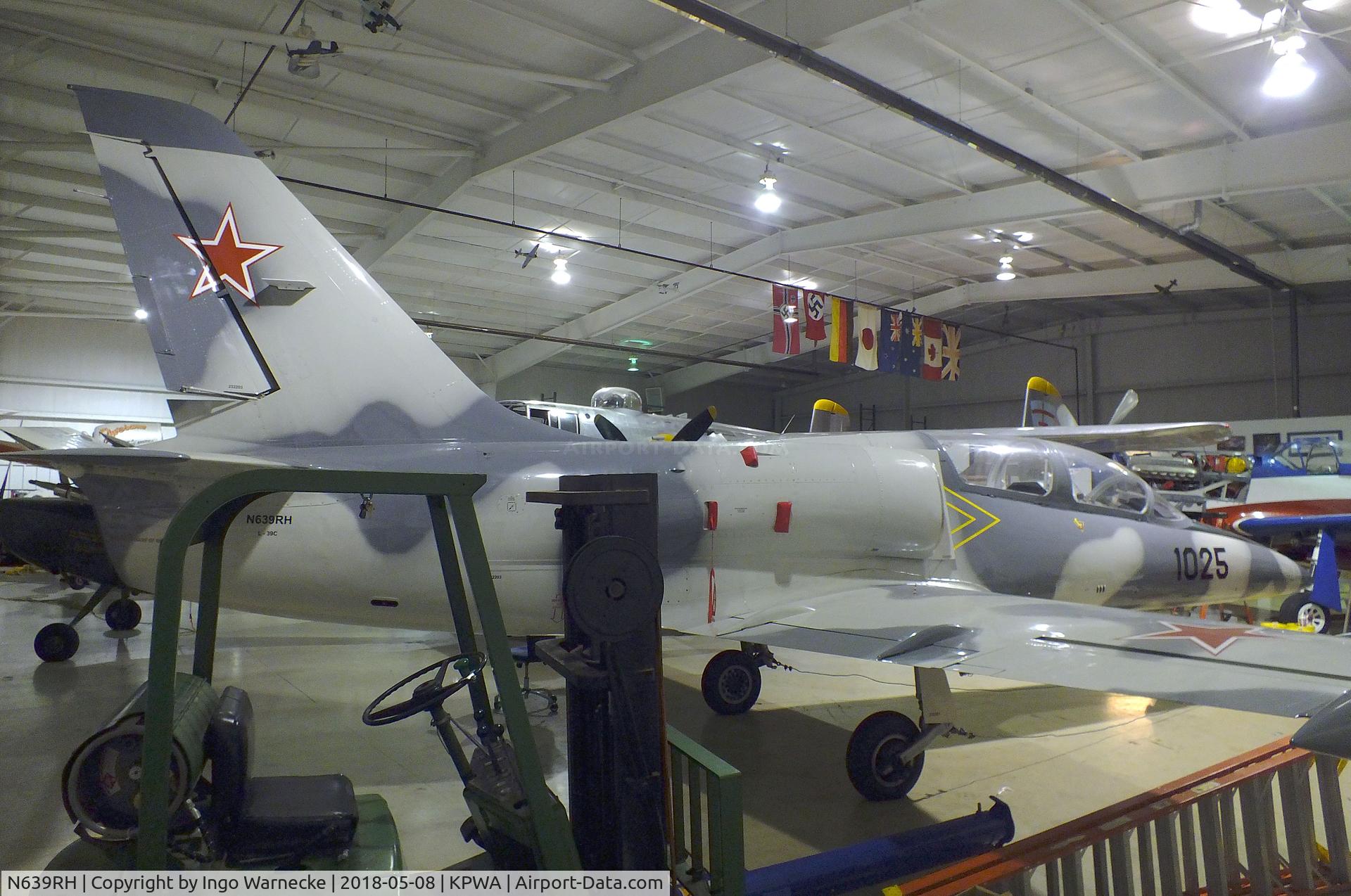 N639RH, 1982 Aero L-39 Albatros C/N 232203, Aero L-39 Albatros at the Oklahoma Museum of Flying, Oklahoma City OK