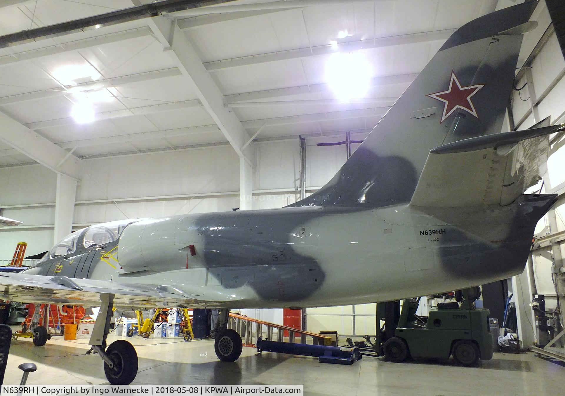 N639RH, 1982 Aero L-39 Albatros C/N 232203, Aero L-39 Albatros at the Oklahoma Museum of Flying, Oklahoma City OK