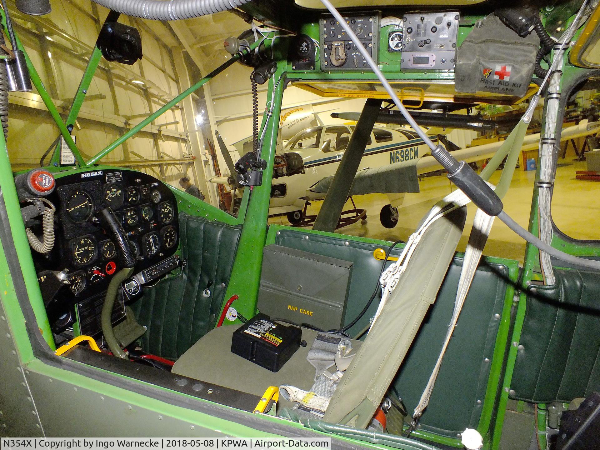 N354X, 1957 Cessna L-19E Bird Dog C/N 24512, Cessna 305C / L-19E / O-1E Bird Dog at the Oklahoma Museum of Flying, Oklahoma City OK  #c