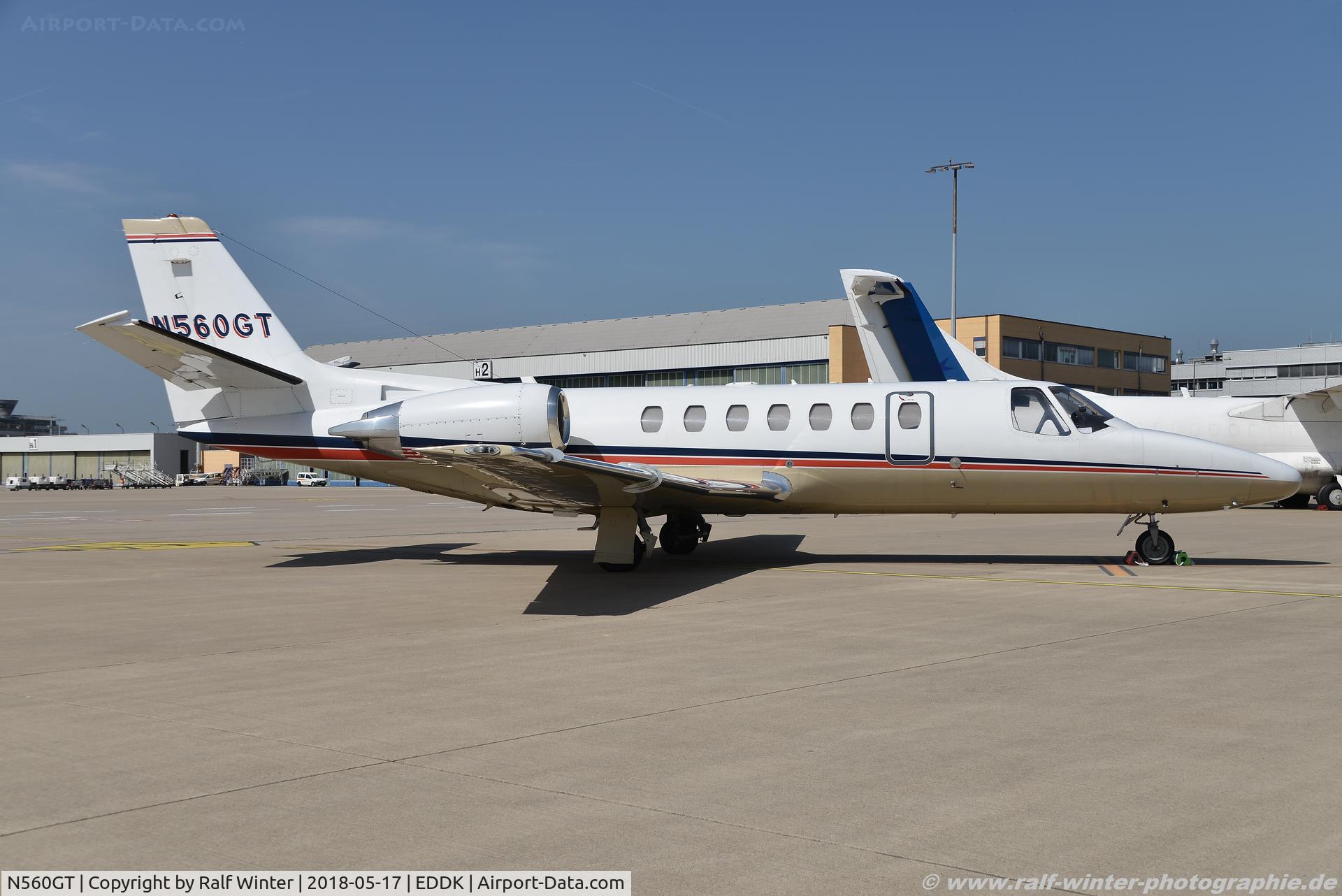 N560GT, 2001 Cessna 560 Citation Encore C/N 560-0588, Cessna 560 Citation Encore - Wells fargo Bank - 560-0588 - N560GT - 17.05.2018 - CGN