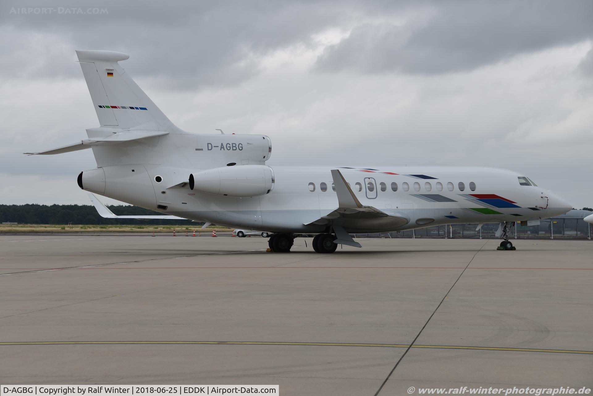 D-AGBG, 2013 Dassault Falcon 7X C/N 210, Dassault Falcon 7X - WGT Volkswagen AirService - 210 - D-AGBG - 25.06.2018 - CGN