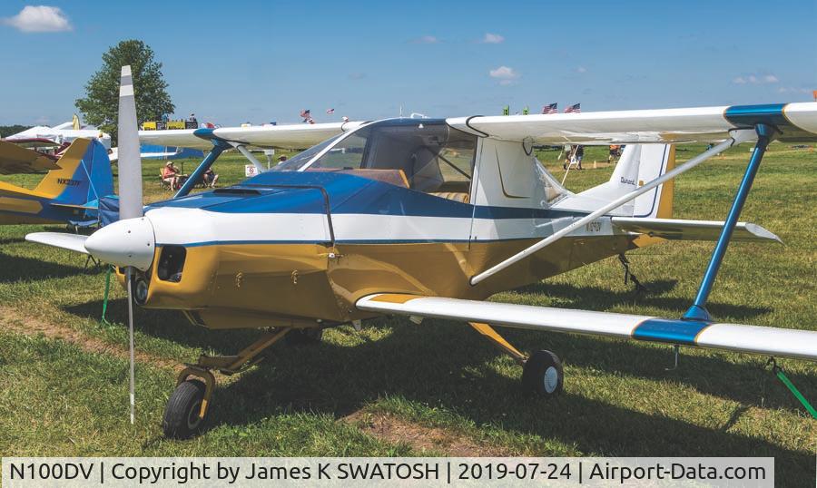 N100DV, 1991 Durand Mark V C/N 1, All aluminum negative stagger biplane is now N109DV as original N was not renewed