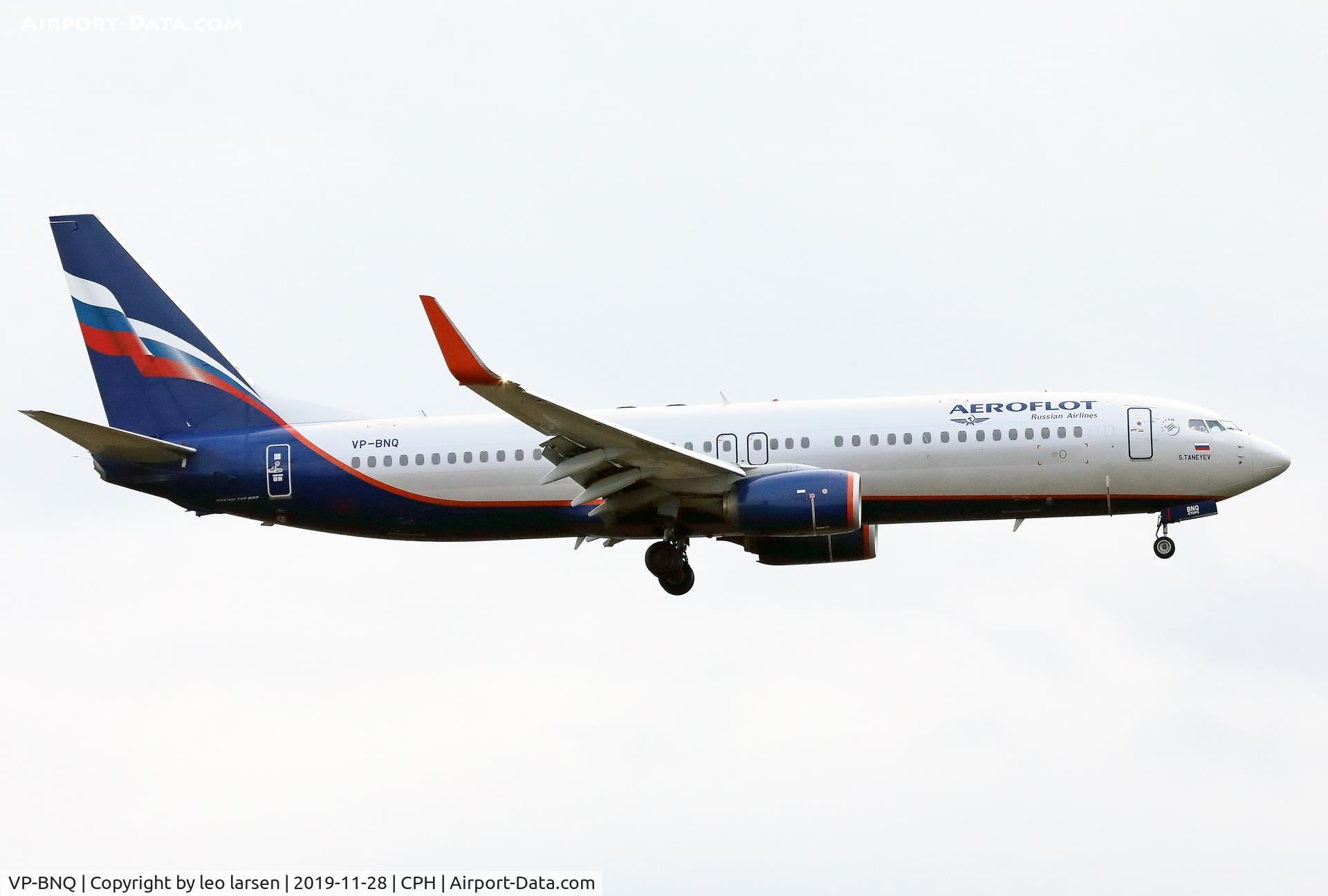 VP-BNQ, 2017 Boeing 737-8MC C/N 44432, Copenhagen 28.11.2019