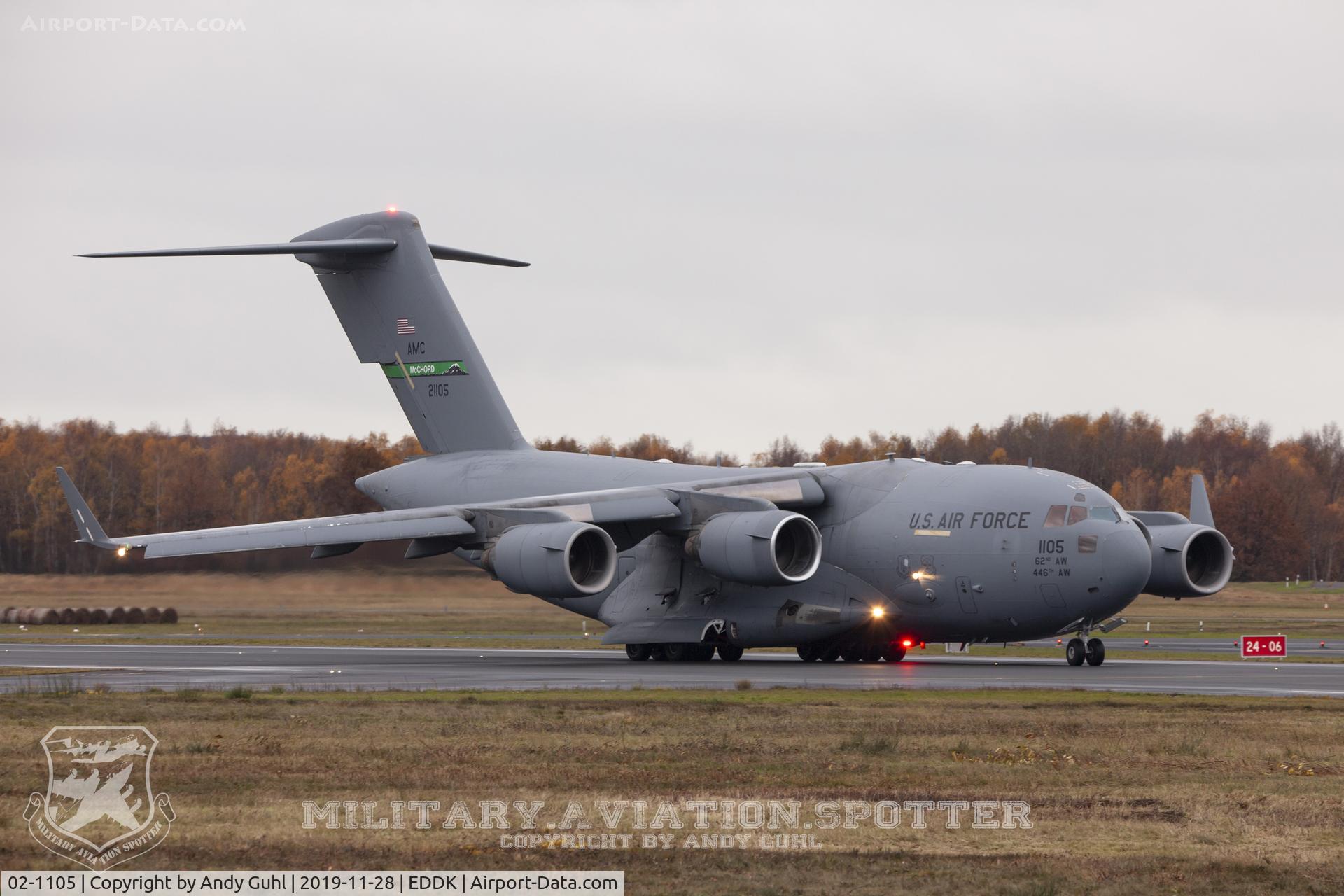 02-1105, 2002 Boeing C-17A Globemaster III C/N 50114, McChord