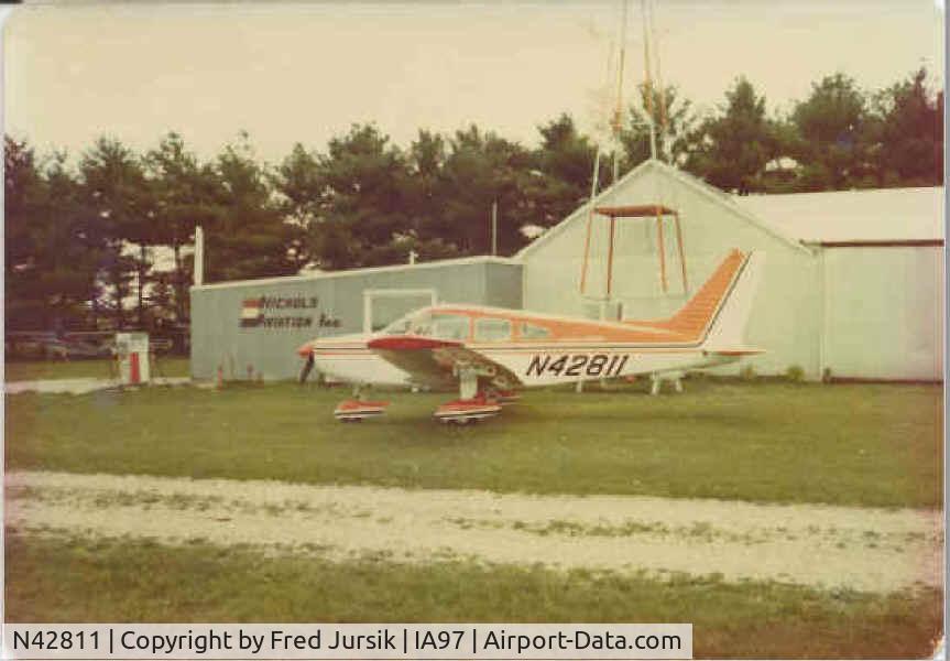 N42811, 1974 Piper PA-28-151 C/N 28-7415402, Many good memories with N42811, this photo circa ~1977 at Nichols Aviation La Porte City, IA , Lee Nichols proprietor.