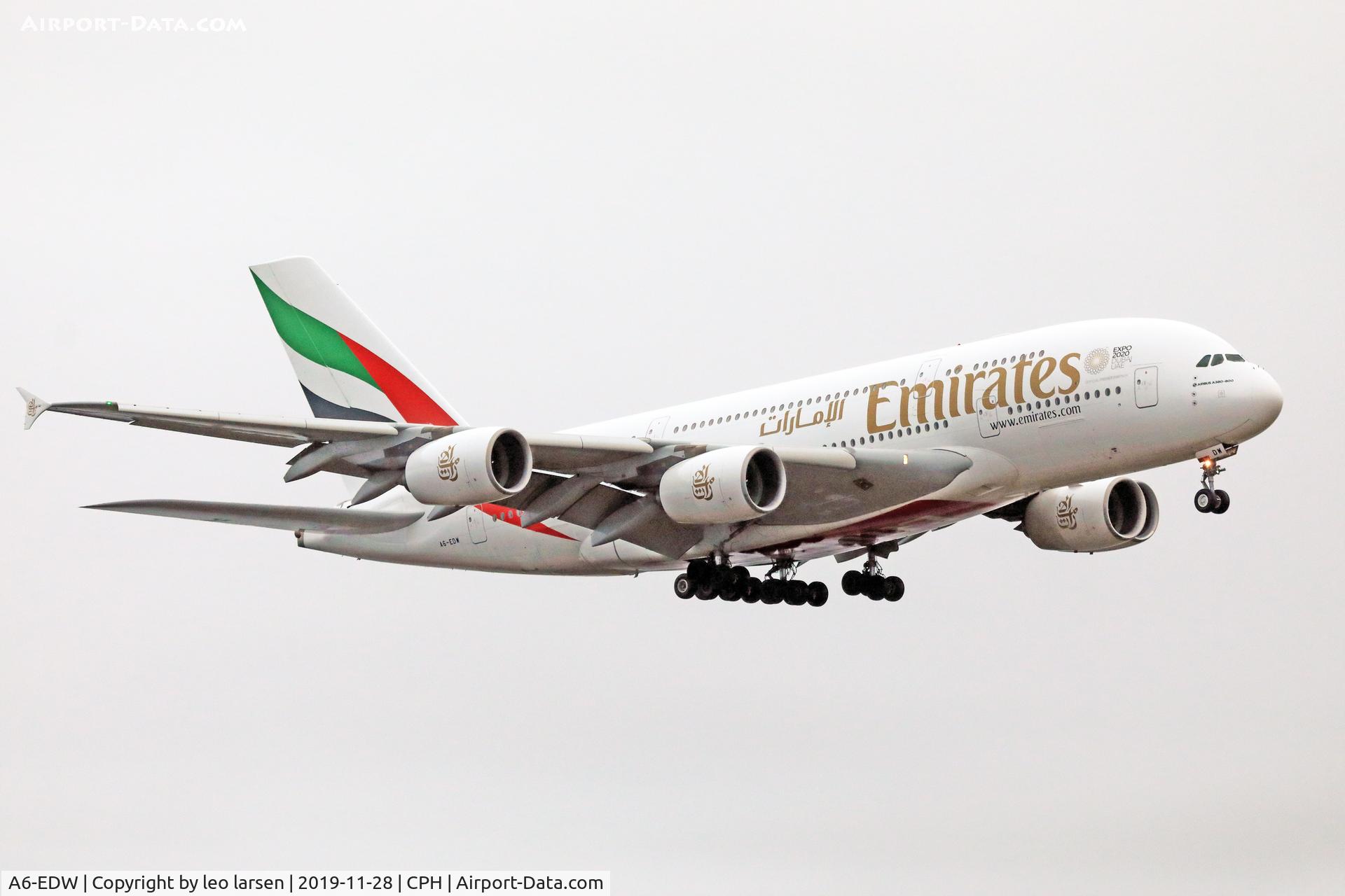 A6-EDW, 2012 Airbus A380-861 C/N 103, Copenhagen 28.11.2019
