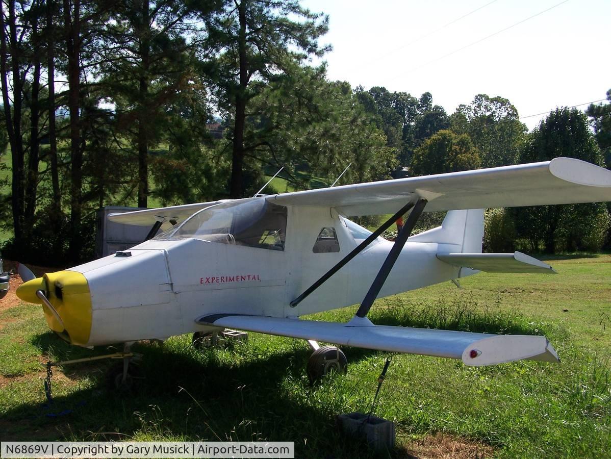 N6869V, 2007 Durand Mark V C/N 101, Durand Mark V all aluminum negative stagger wing biplane