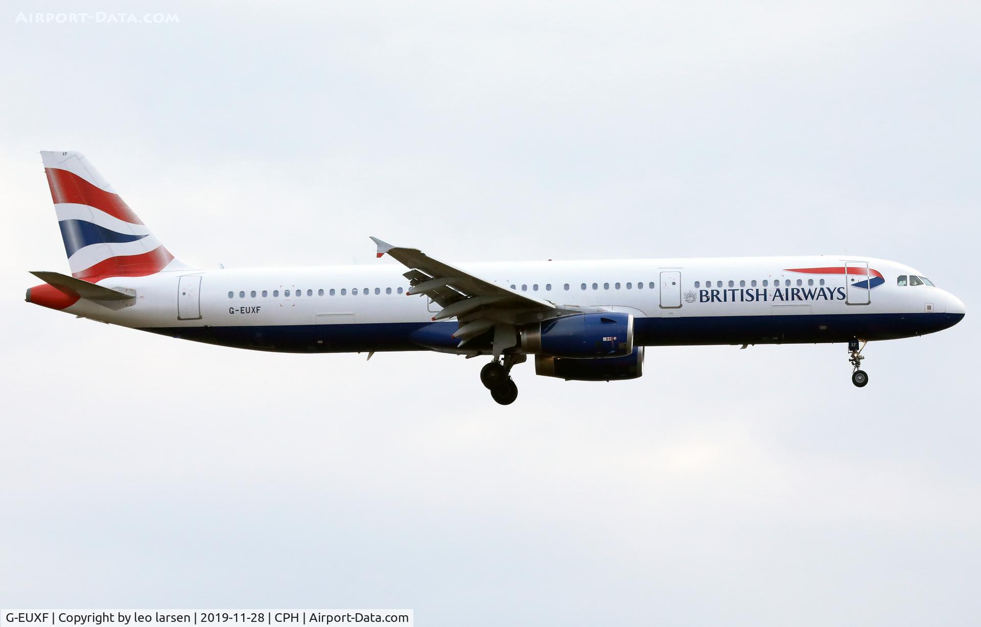 G-EUXF, 2004 Airbus A321-231 C/N 2324, Copenhagen 28.11.2019