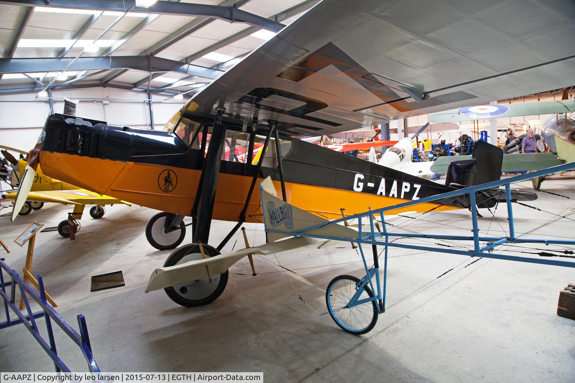 G-AAPZ, 1930 Desoutter MKI C/N D.25, Shuttleworth Collection 13.7.2015