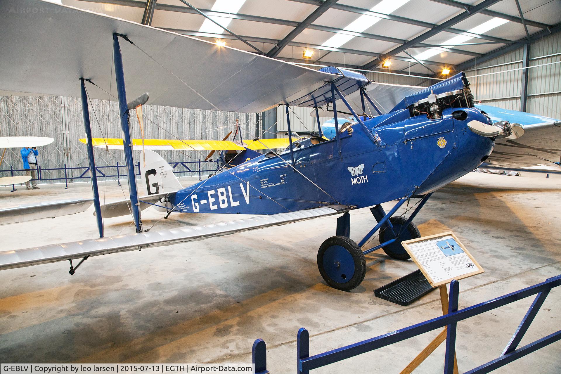 G-EBLV, 1925 De Havilland DH-60 Moth C/N 188, Shuttlrworth Collection 13.7.2015
