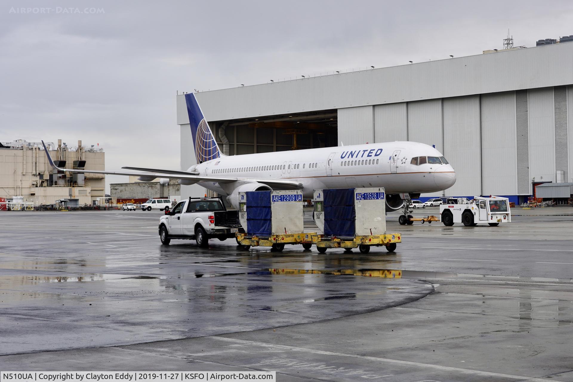 N510UA, 1990 Boeing 757-222 C/N 24780, SFO 2019.