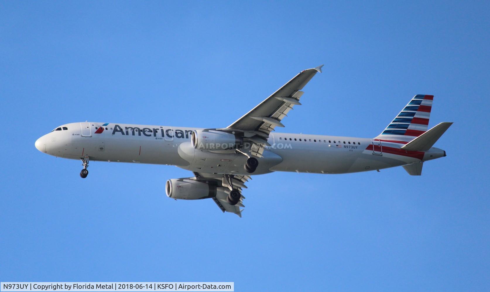 N973UY, 2011 Airbus A321-231 C/N 4893, American