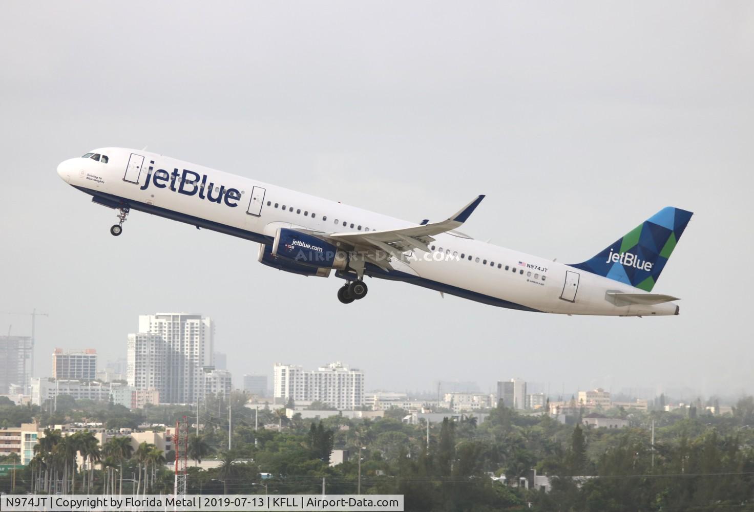 N974JT, 2016 Airbus A321-231 C/N 7448, JetBlue