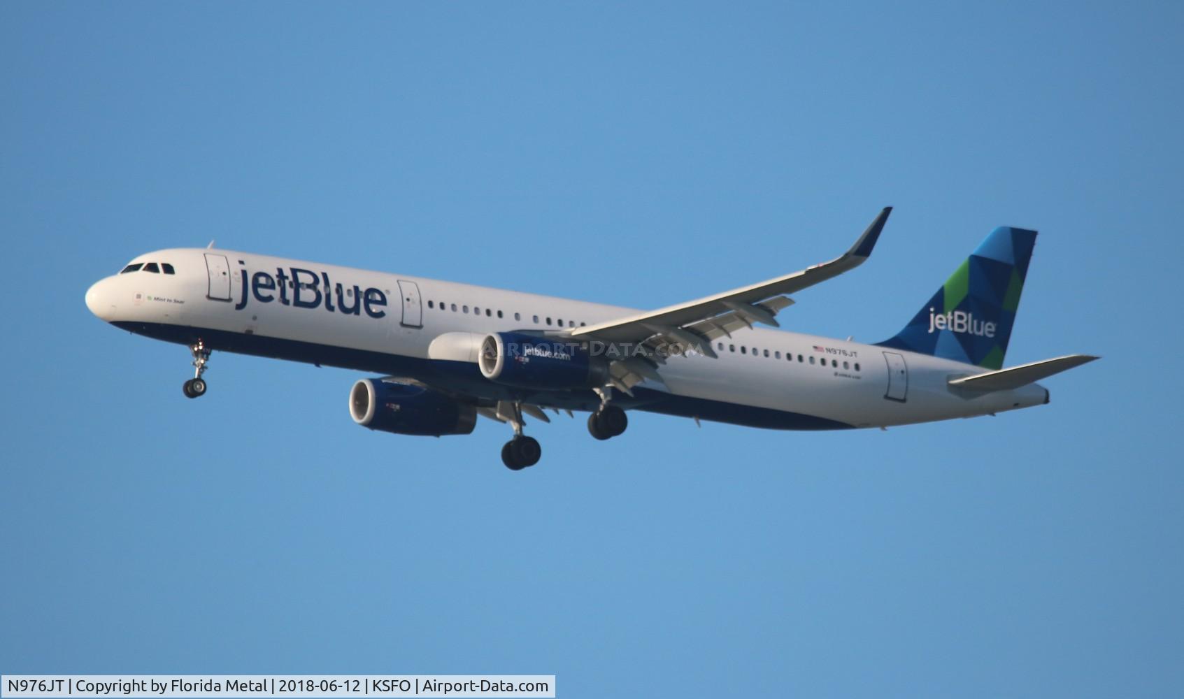 N976JT, 2017 Airbus A321-231 C/N 7529, JetBlue