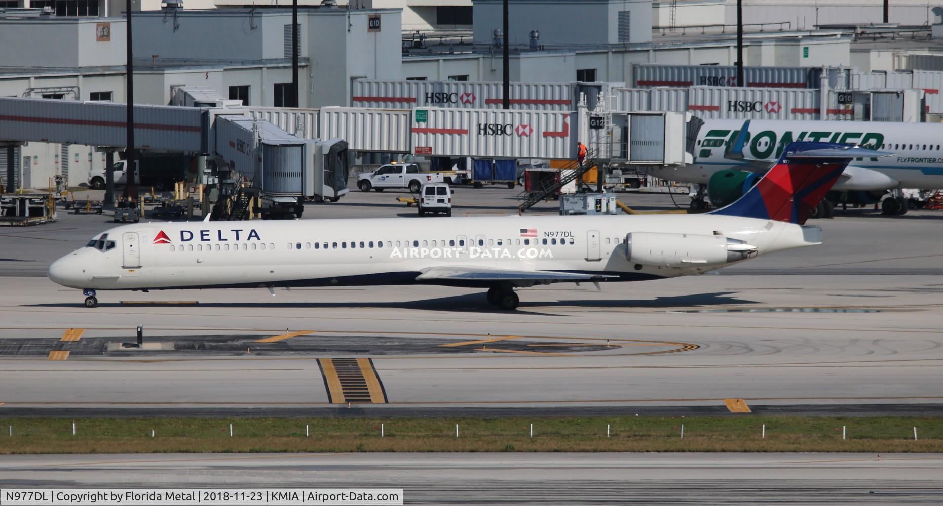 N977DL, 1991 McDonnell Douglas MD-88 C/N 53258, Delta