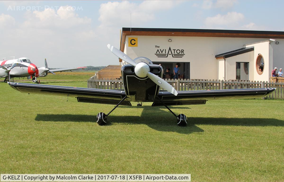 G-KELZ, 2003 Vans RV-8 C/N PFA 303-13665, Vans RV-8 G-KELZ Fishburn Airfield July 18 2017.