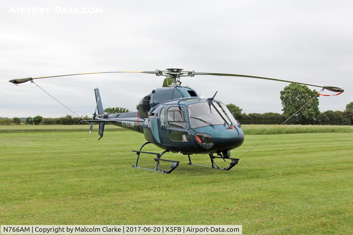 N766AM, 1996 Eurocopter AS-355N Twinstar C/N 5601, Eurocopter AS-355N Twinstar N766AM Fishburn Airfield Jun 20 2017