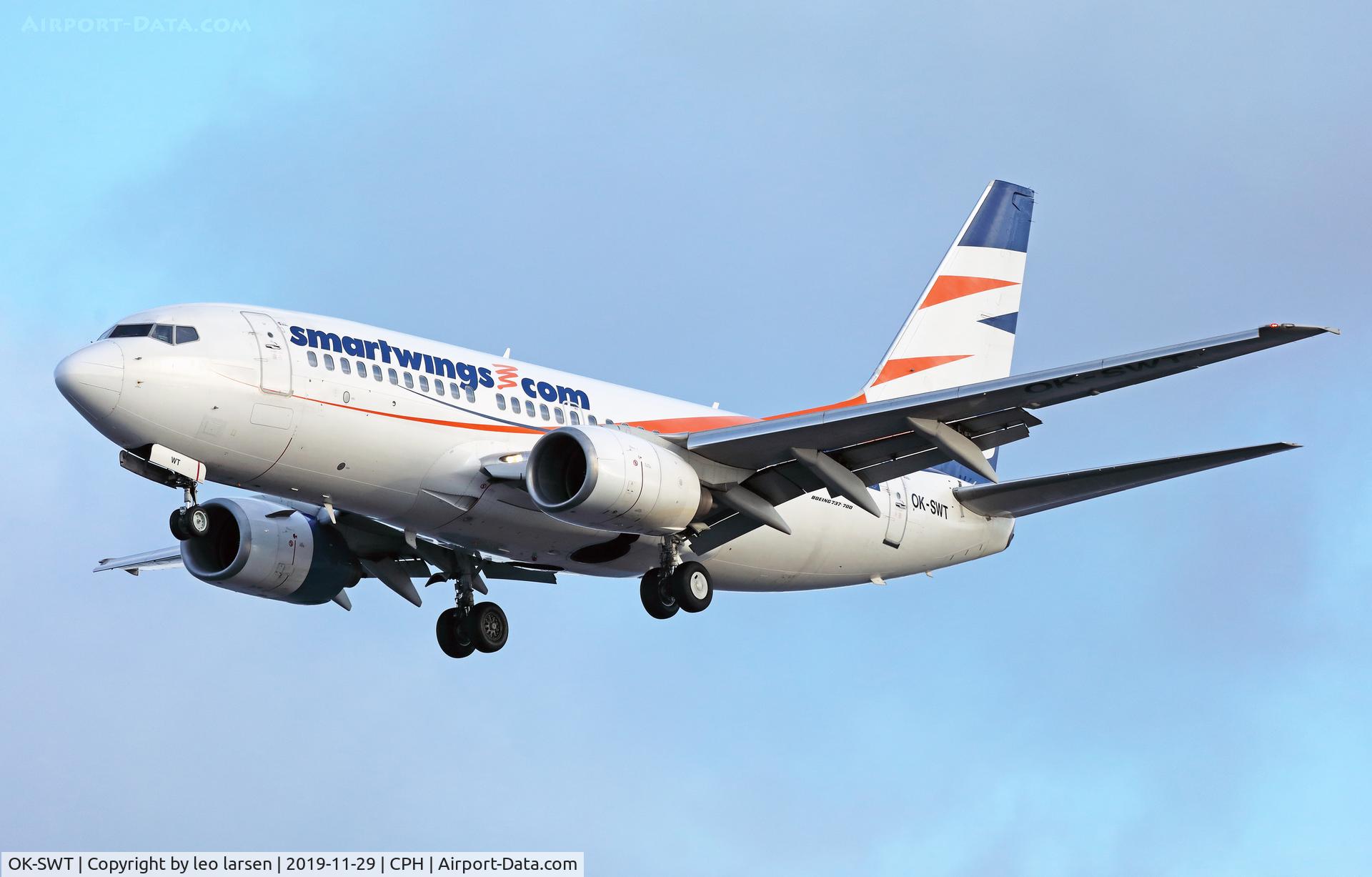 OK-SWT, 2003 Boeing 737-7Q8 C/N 29346, Copenhagen 29.11.2019 L/D R-30