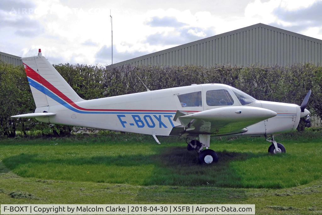 F-BOXT, Piper PA-28-140 Cherokee C/N 28-23133, PA-28-140 Cherokee F-BOXT Fishburn Airfield April 30 2018