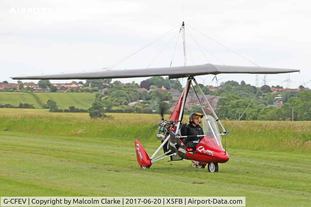 G-CFEV, 2008 P&M Aviation Pegasus Quik C/N 8375, P&M Pegasus Quik G-CFEV Fishburn Airfield Jun 20 2017