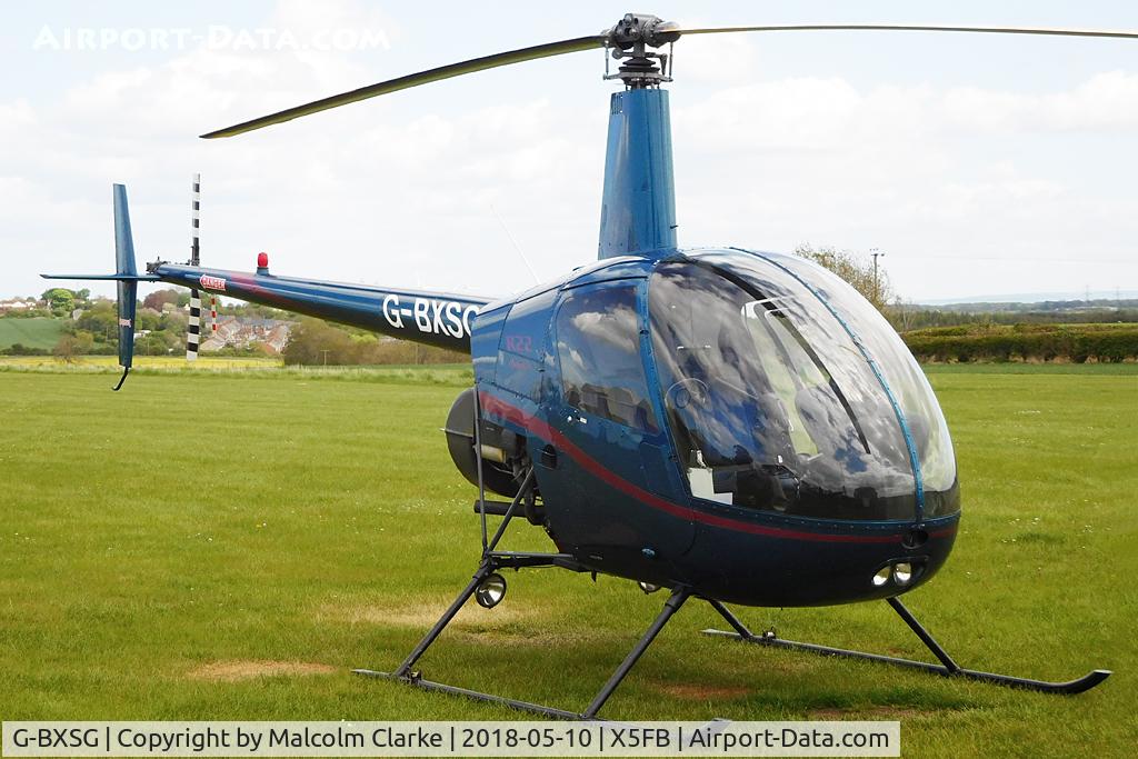 G-BXSG, 1998 Robinson R22 Beta C/N 2789, Robinson R22 Beta G-BXSG Fishburn Airfield May 10 2018