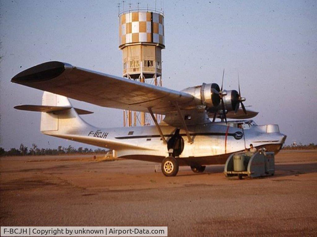 F-BCJH, Consolidated Vultee PBY-5A Catalina C/N 933, F-BCJH at Darwin airport year unknown