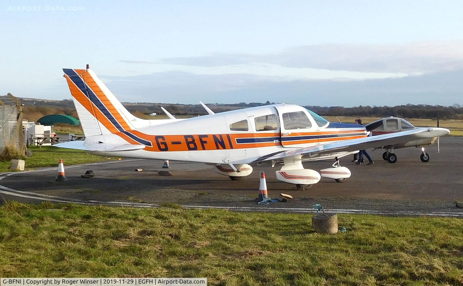 G-BFNI, 1977 Piper PA-28-161 Cherokee Warrior II C/N 28-7816215, Visiting Warrior II.