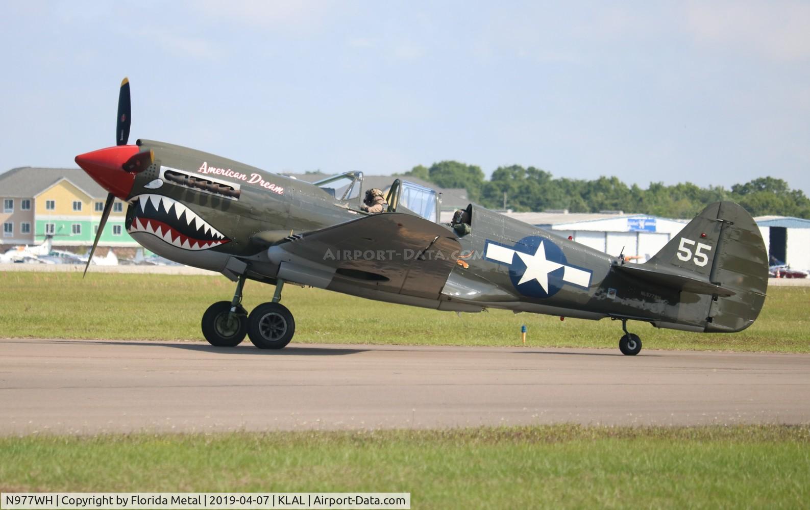 N977WH, 1942 Curtiss P-40N C/N 42-10497, P-40N