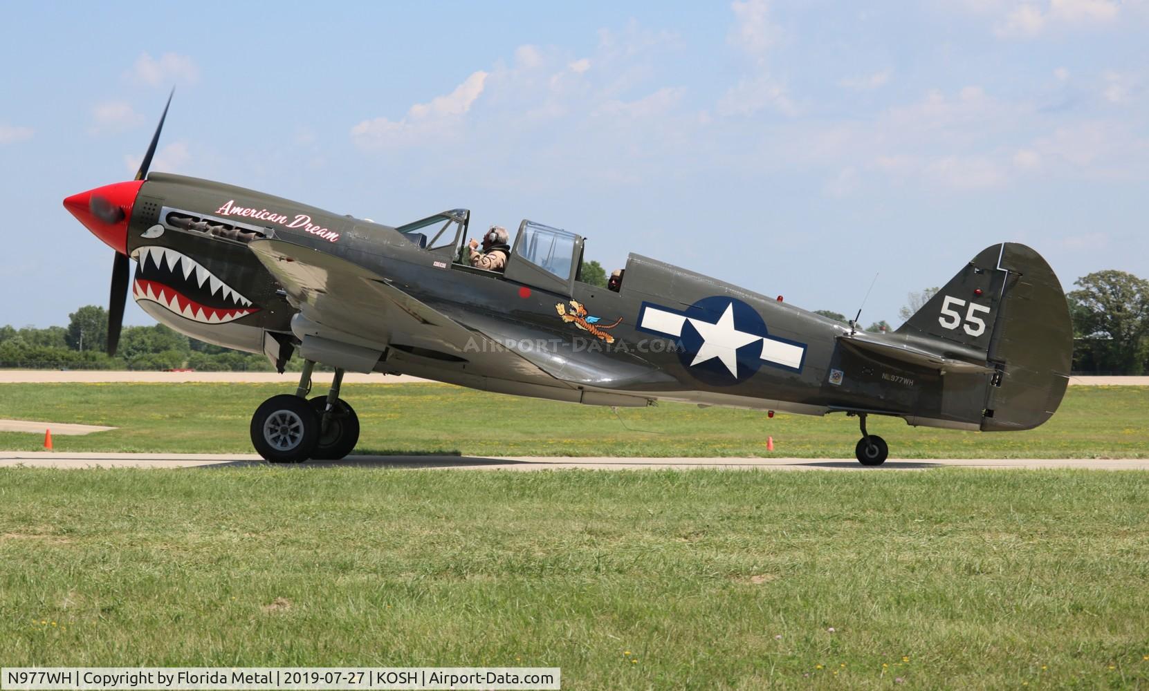 N977WH, 1942 Curtiss P-40N C/N 42-10497, P-40N
