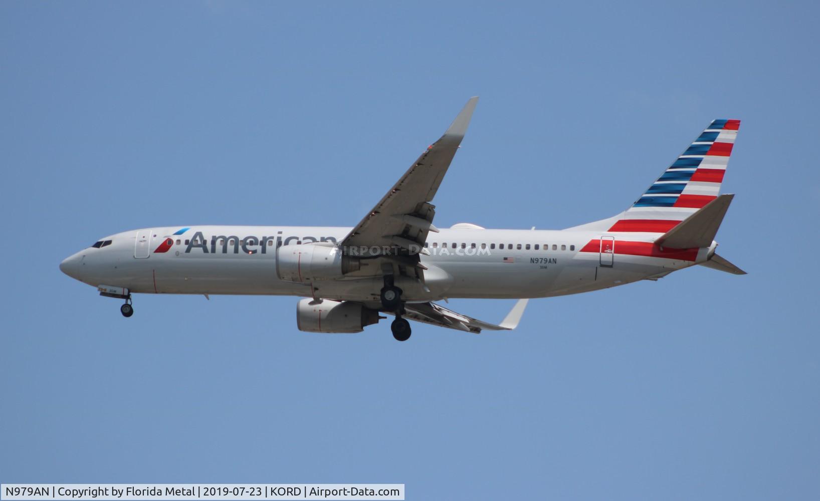 N979AN, 2001 Boeing 737-823 C/N 29551, American