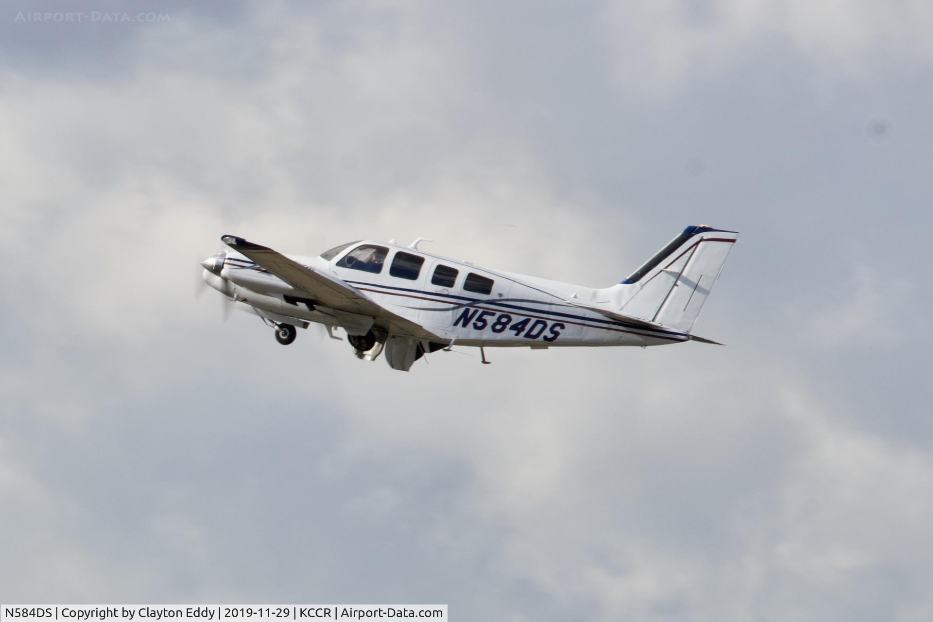 N584DS, 1981 Beech 58P Baron C/N TJ-343, Buchanan Field Concord California 2019.