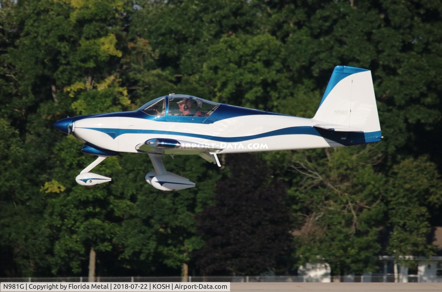 N981G, Vans RV-7A C/N 001 (N981G), RV-7A