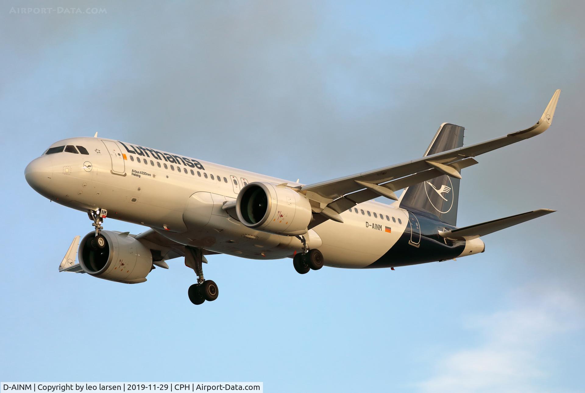 D-AINM, 2018 Airbus A320-271NEO C/N 8456, Copenhagen 29.11.2019 L/D R-30