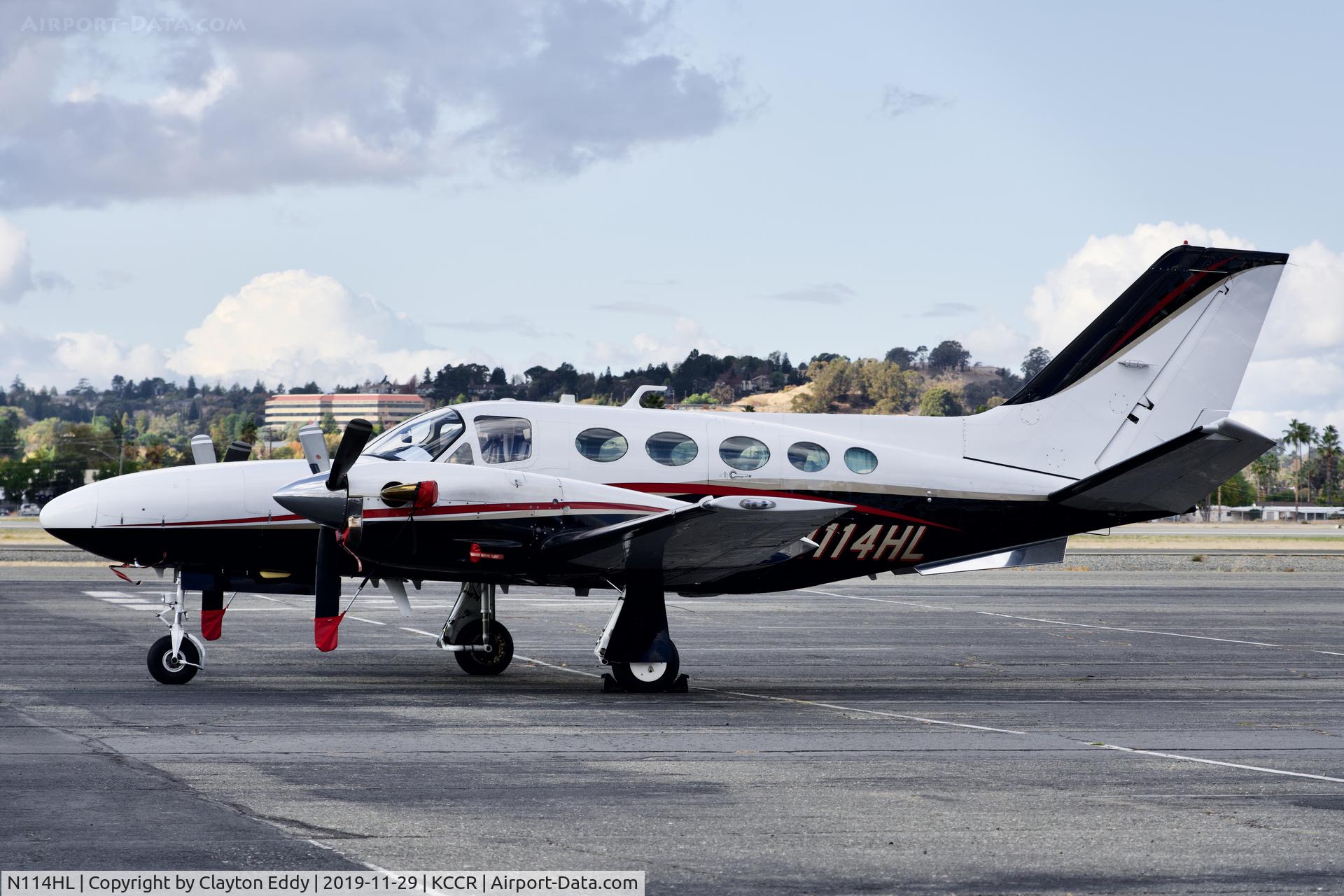 N114HL, 1981 Cessna 425 C/N 425-0110, Buchanan Field Concord airport 2019.