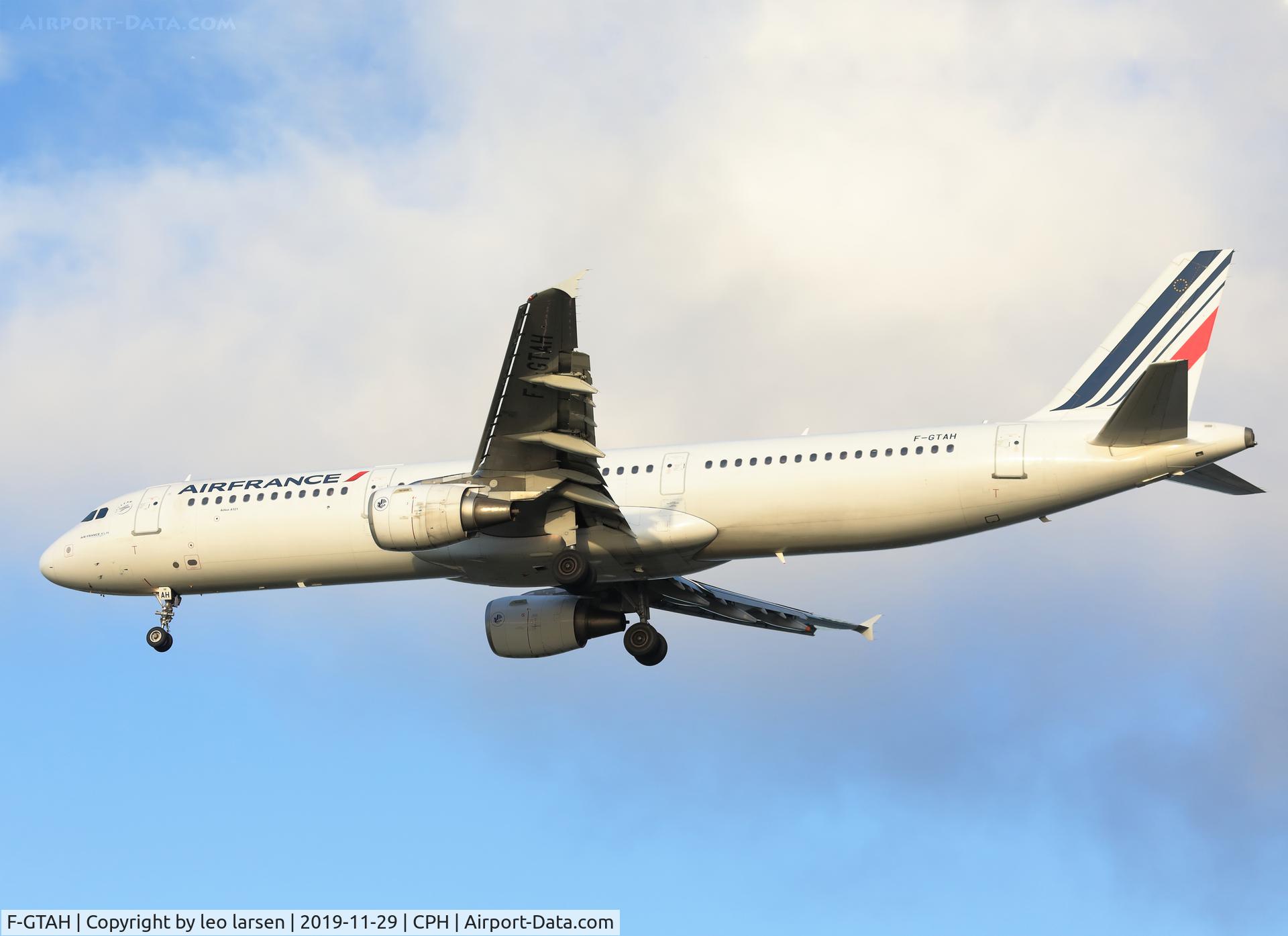 F-GTAH, 1999 Airbus A321-211 C/N 1133, Copenhagen 29.11.2019 L/D R-30
