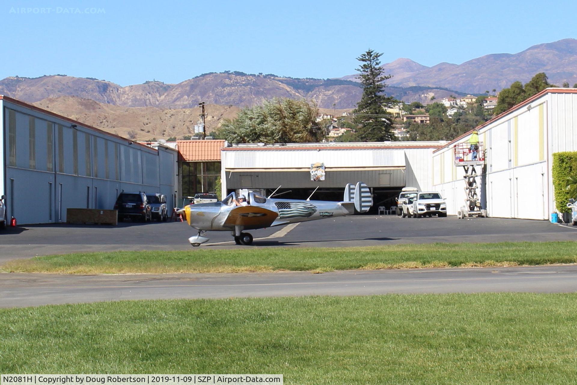 N2081H, 1946 Erco 415C Ercoupe C/N 2704, 1946 ERCO 415C Ercoupe, Continental O-200 100 Hp, taxi to Rwy 04
