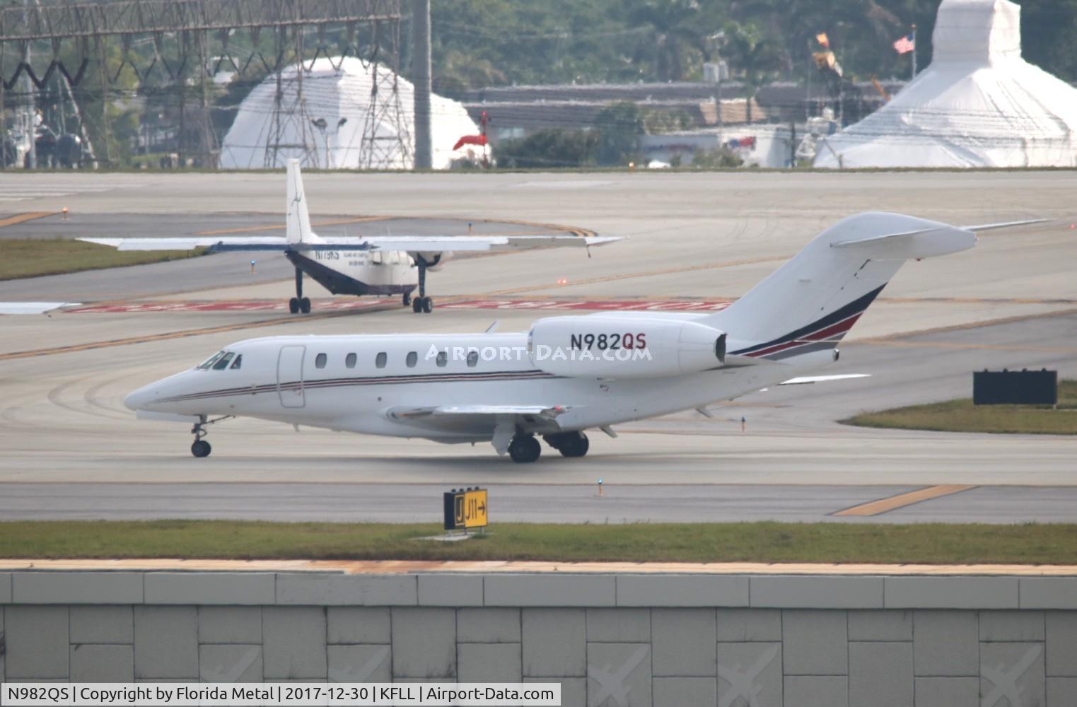 N982QS, 2001 Cessna 750 Citation X Citation X C/N 750-0182, Citation X
