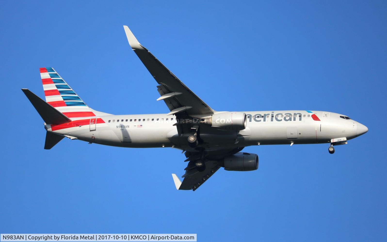 N983AN, Boeing 737-823 C/N 29570, American