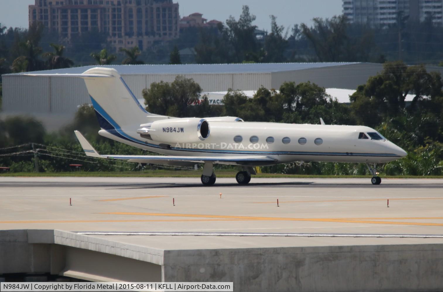 N984JW, 1989 Gulfstream Aerospace G-IV C/N 1091, Gulfstream IV