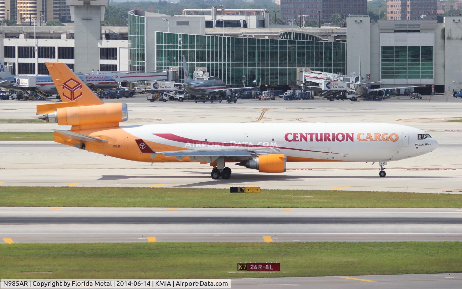 N985AR, 1992 McDonnell Douglas MD-11F C/N 48430, Centurion
