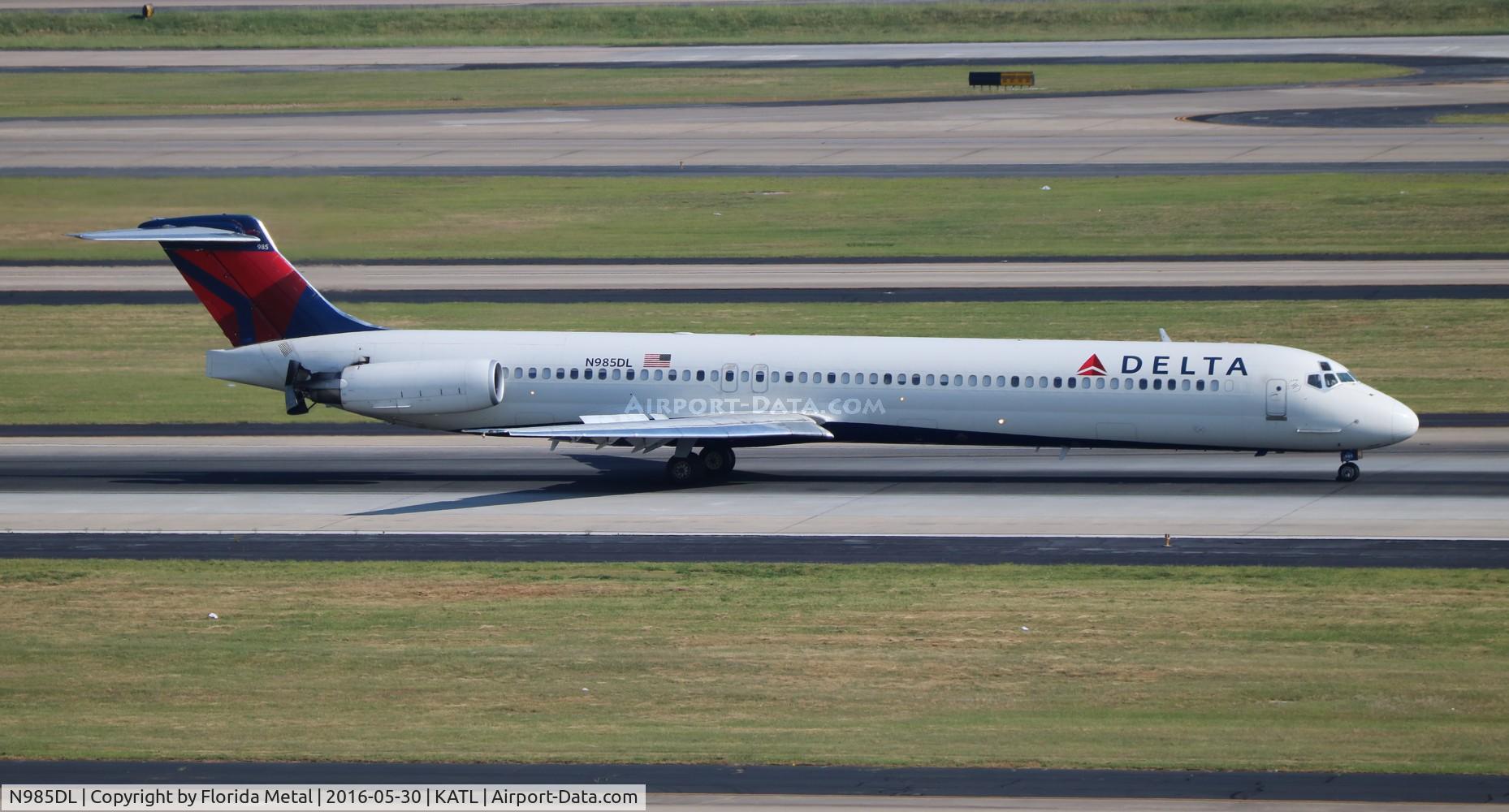 N985DL, 1991 McDonnell Douglas MD-88 C/N 53312, Delta