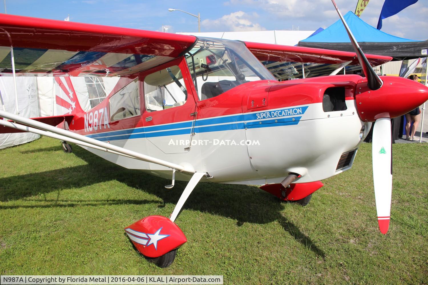 N987A, 2003 American Champion 8KCAB Decathlon C/N 921-2003, Champion 8KCAB