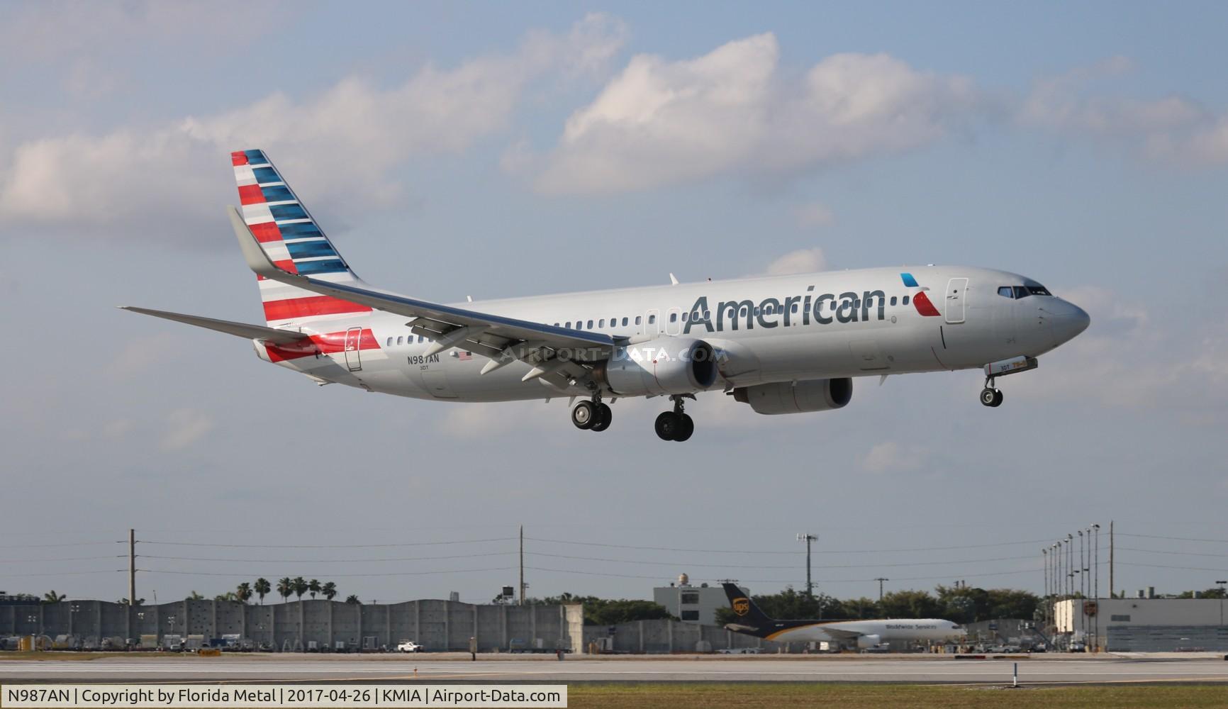 N987AN, 2009 Boeing 737-823 C/N 31069, American
