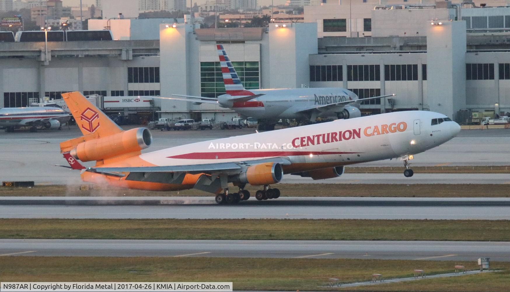 N987AR, 1991 McDonnell Douglas MD-11C (F)    . C/N 48427, Centurion