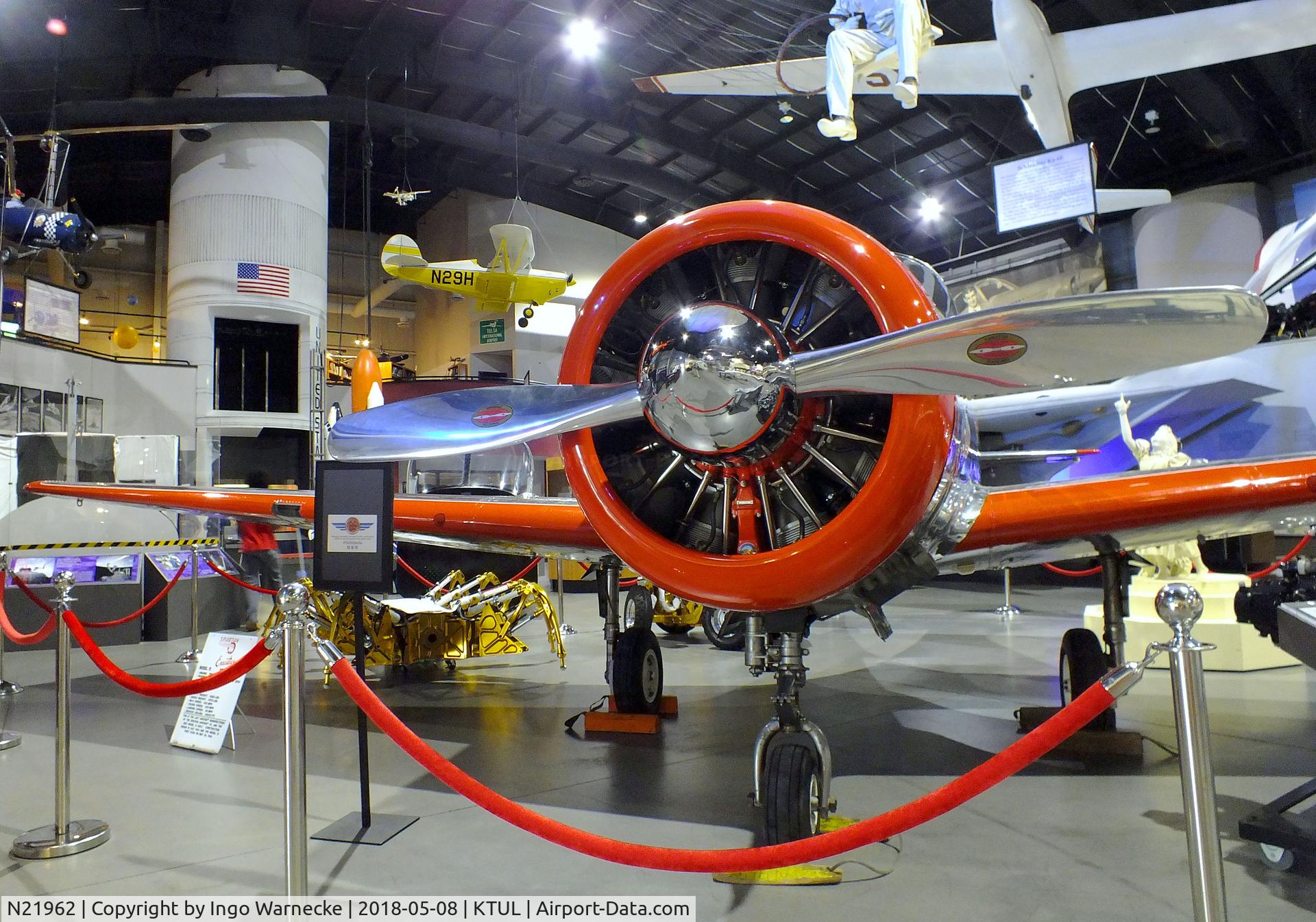 N21962, 1945 Spartan 12 C/N 1, Spartan 12W Executive at the Tulsa Air and Space Museum, Tulsa OK