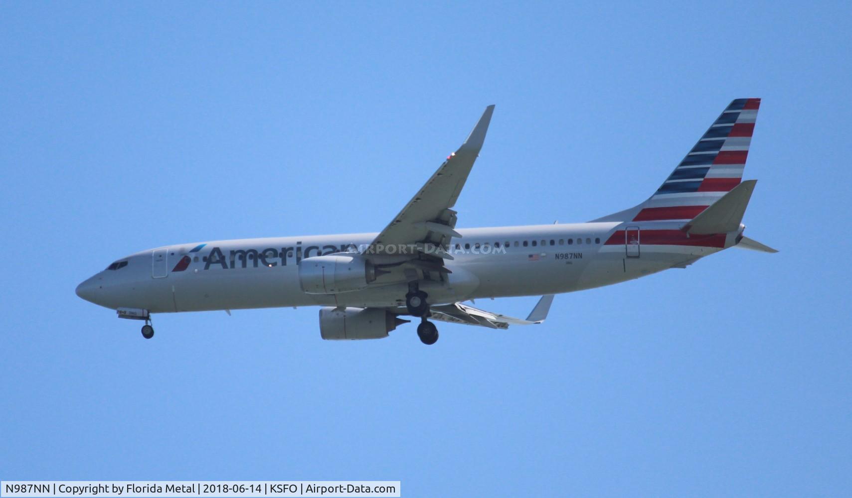 N987NN, 2016 Boeing 737-823 C/N 33247, American