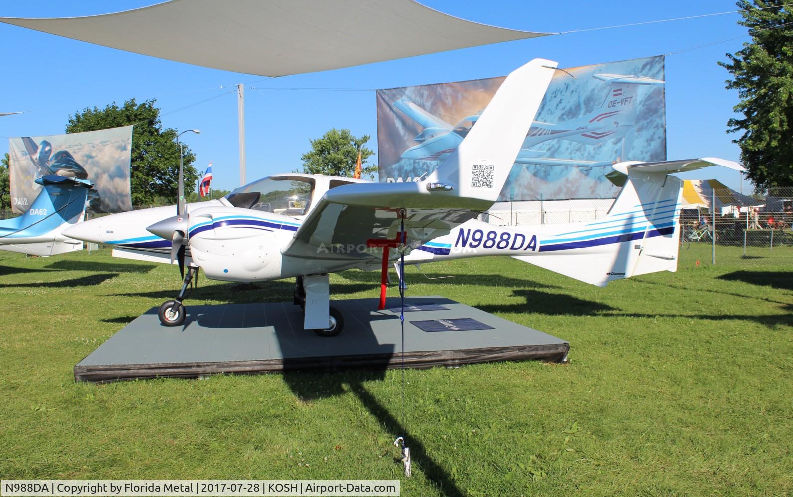 N988DA, 2017 Diamond DA-42NG Twin Star C/N 42.N240, DA-42