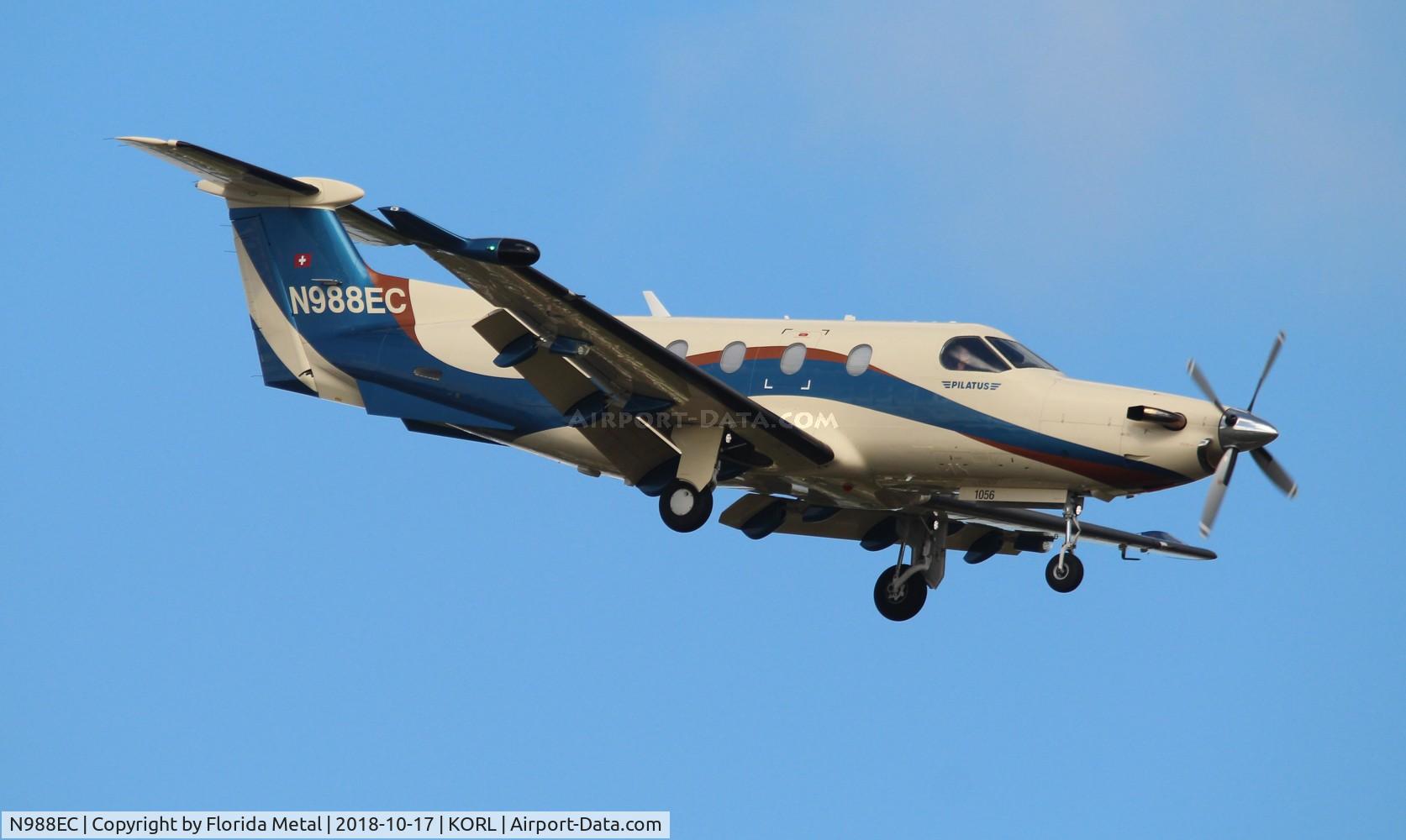 N988EC, 2008 Pilatus PC-12/47E C/N 1056, PC-12